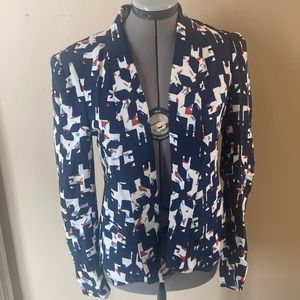 Rebecca Minkoff 100% Silk Blazer Size 6